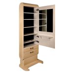 نگار کد JK01 DK طول 32 عرض 59 ارتفاع 190 جنس چوب و MDF با روکش راش 2112 min